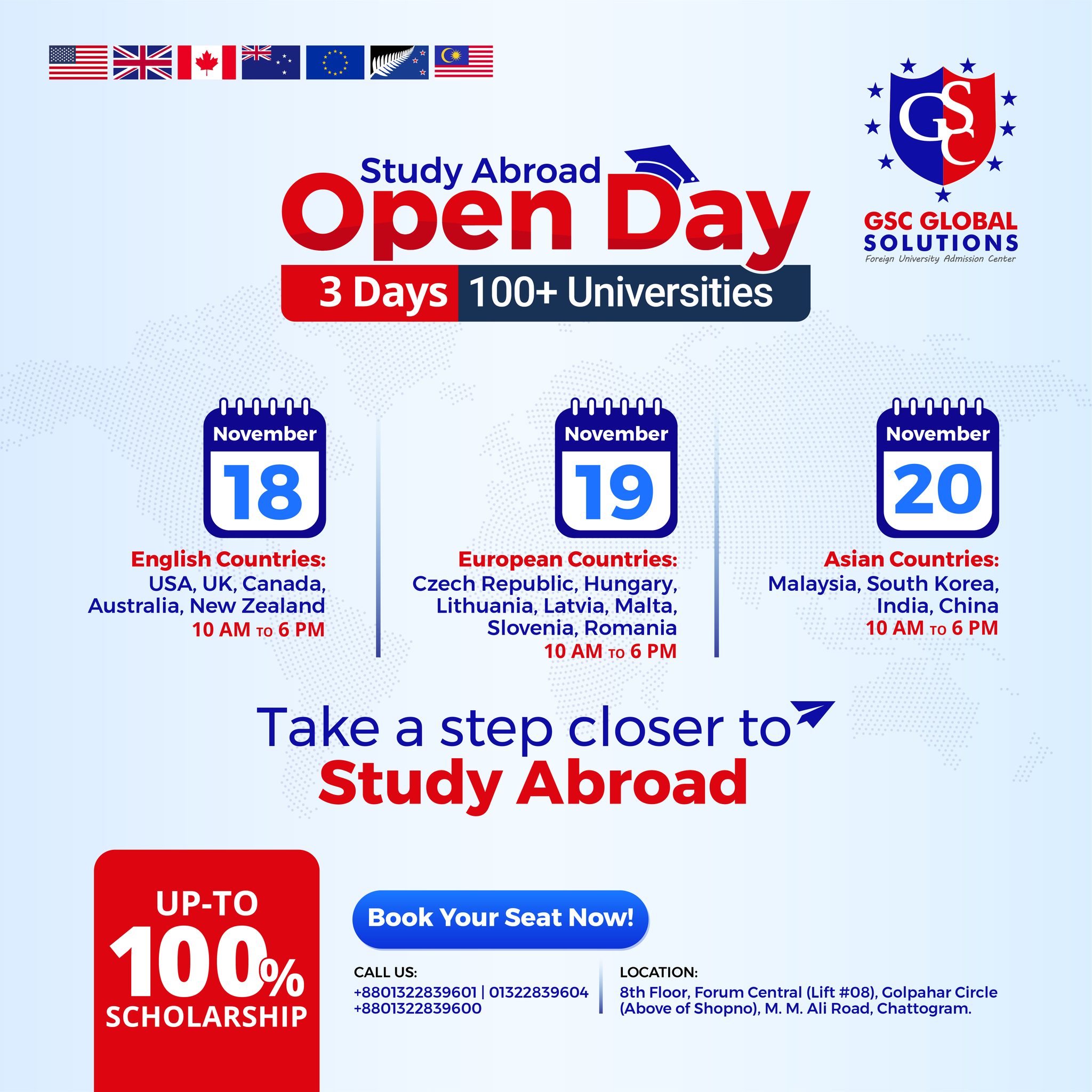 🎓 Study Abroad - Open Day